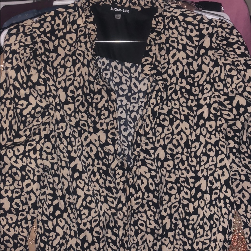 Sugar Lips Leopard mini dress